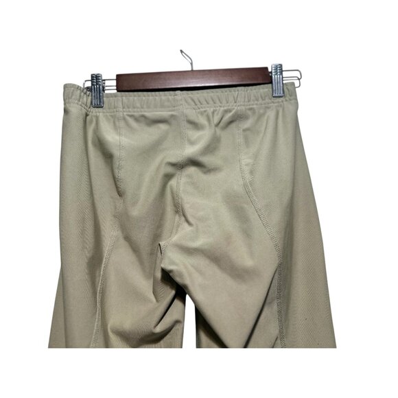 Irideon Issential Suede Knee Patch Tights Pants Womens Medium Beige Equestrian - Picture 7 of 13